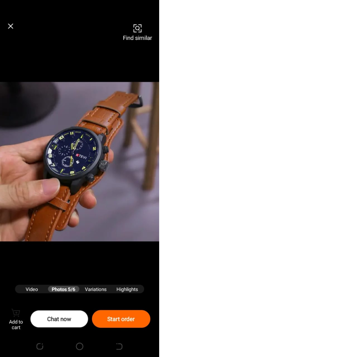 Montre pour homme 
