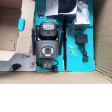 Caméra 4G rotative 360° avec application V380 : 32000f  * Caméra 4G panoramique à 360° d’angle de couverture, peut fonctionner avec toute carte sim pour la connexion Internet. * Format vidéo au standard H.264X. * Angle de vue panoramique intégrale sur 360